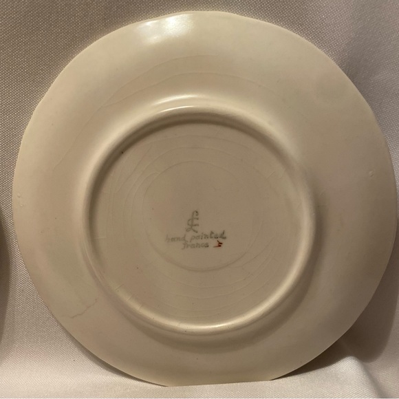 2 NEMOURS by Longchamp made France Used Bread/Butter Plate 6 3/8” diameter Plate - Picture 7 of 7